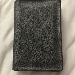 Louis Vuitton Black Leather Card Holder